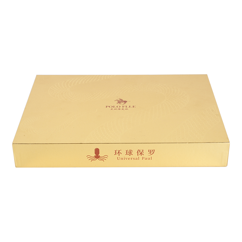 Gold Foil Logo Lid and Base Rigid Gift Box