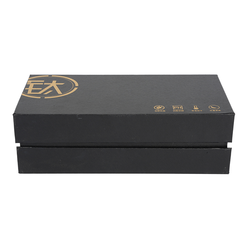 Black Magnetic Flip-Top Rigid Gift Box with Foam Insert