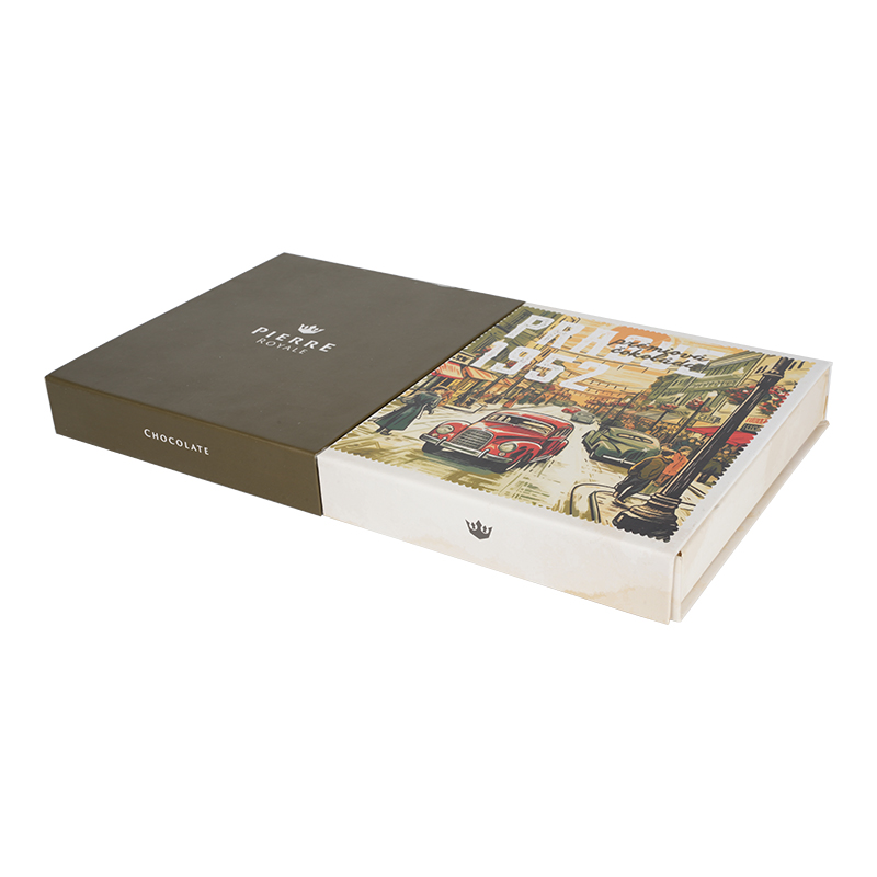 Custom Art Illustration Flip-Top Chocolate Gift Box