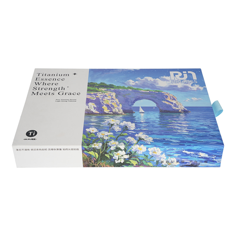 High-End Sliding Drawer Rigid Gift Box with Lid