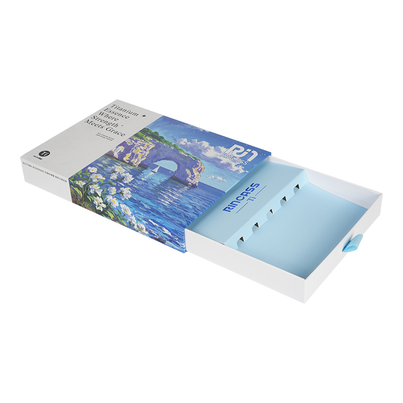 High-End Sliding Drawer Rigid Gift Box with Lid