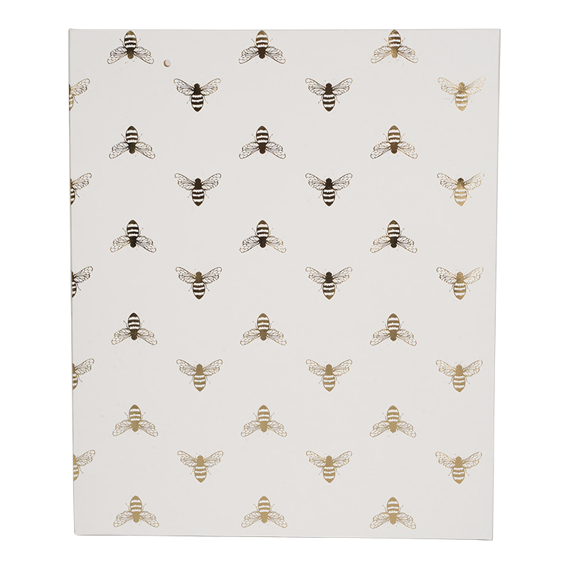 Glossy UV Bee Printed Paper Bag Business and Holiday Gift