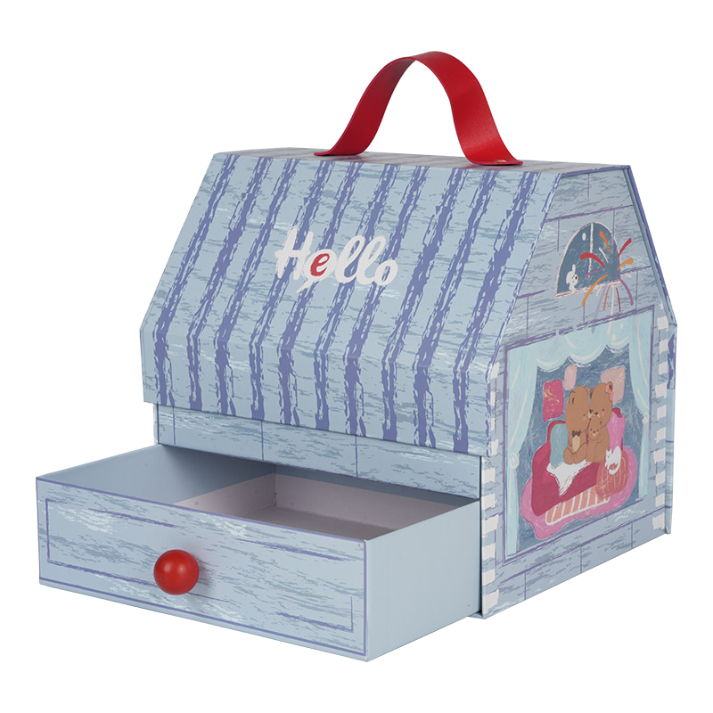 DIY Toy House Gift Box Circus Theme Festival Gift Bag